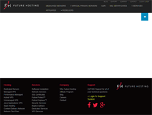 Tablet Screenshot of order.futurehosting.com